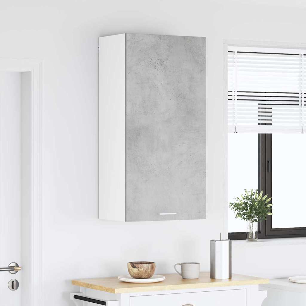 Hengende skap Betonggrå og hvit 50 x 31 x 100 cm Konstruert tre