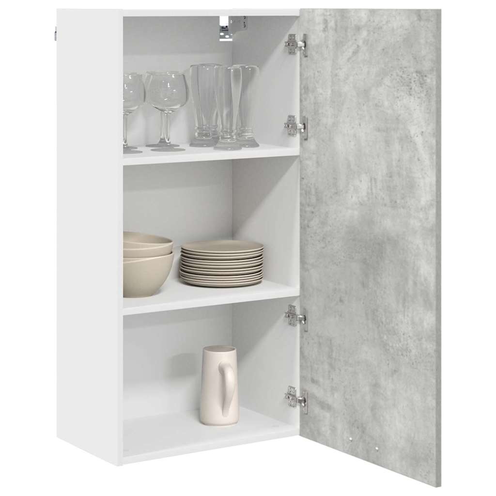 Hengende skap Betonggrå og hvit 50 x 31 x 100 cm Konstruert tre