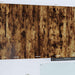 Hengende skap Røkt eik og hvit 50 x 31 x 100 cm Konstruert tre