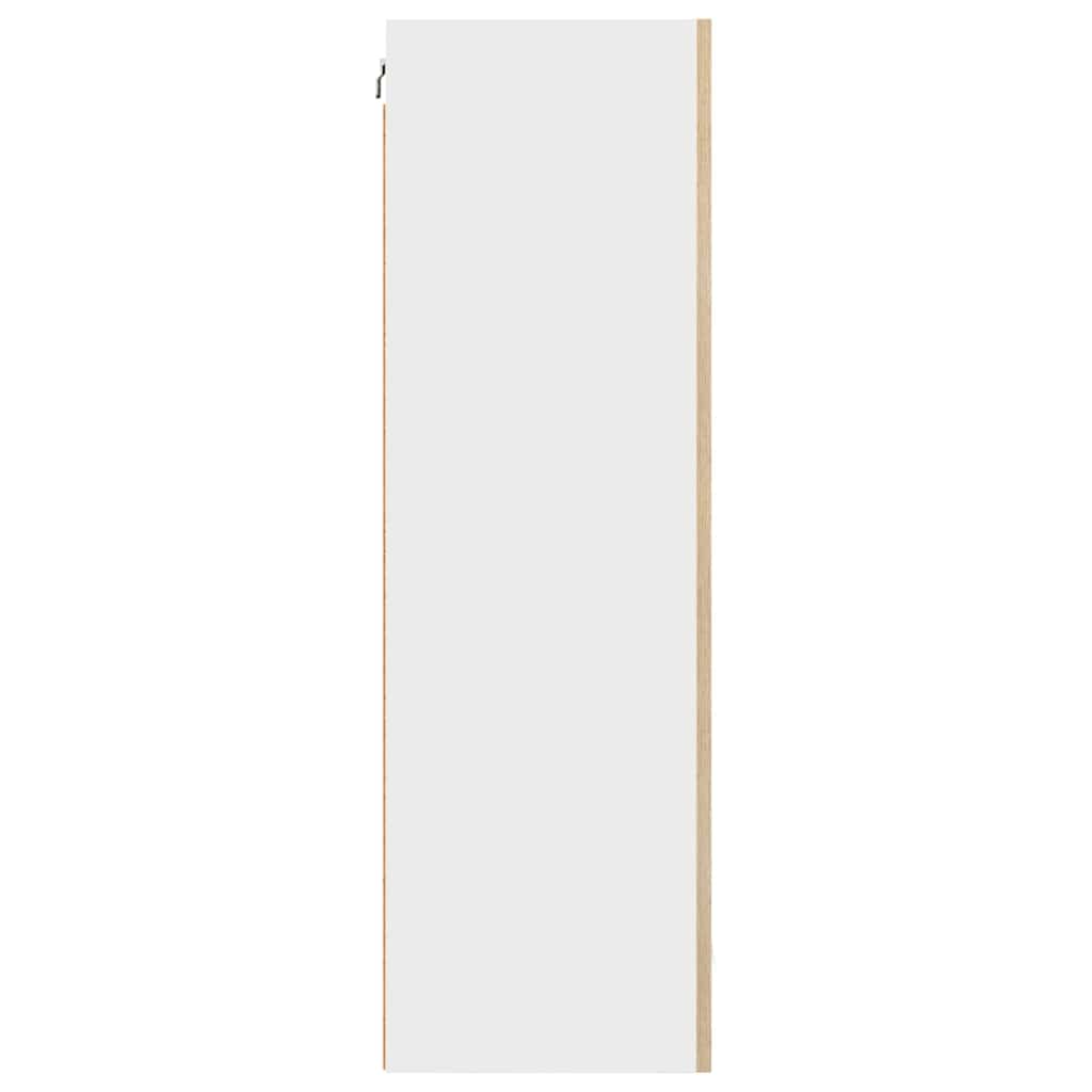 Hengende skap med lagring Artisan eik og hvit 50 x 31 x 100 cm