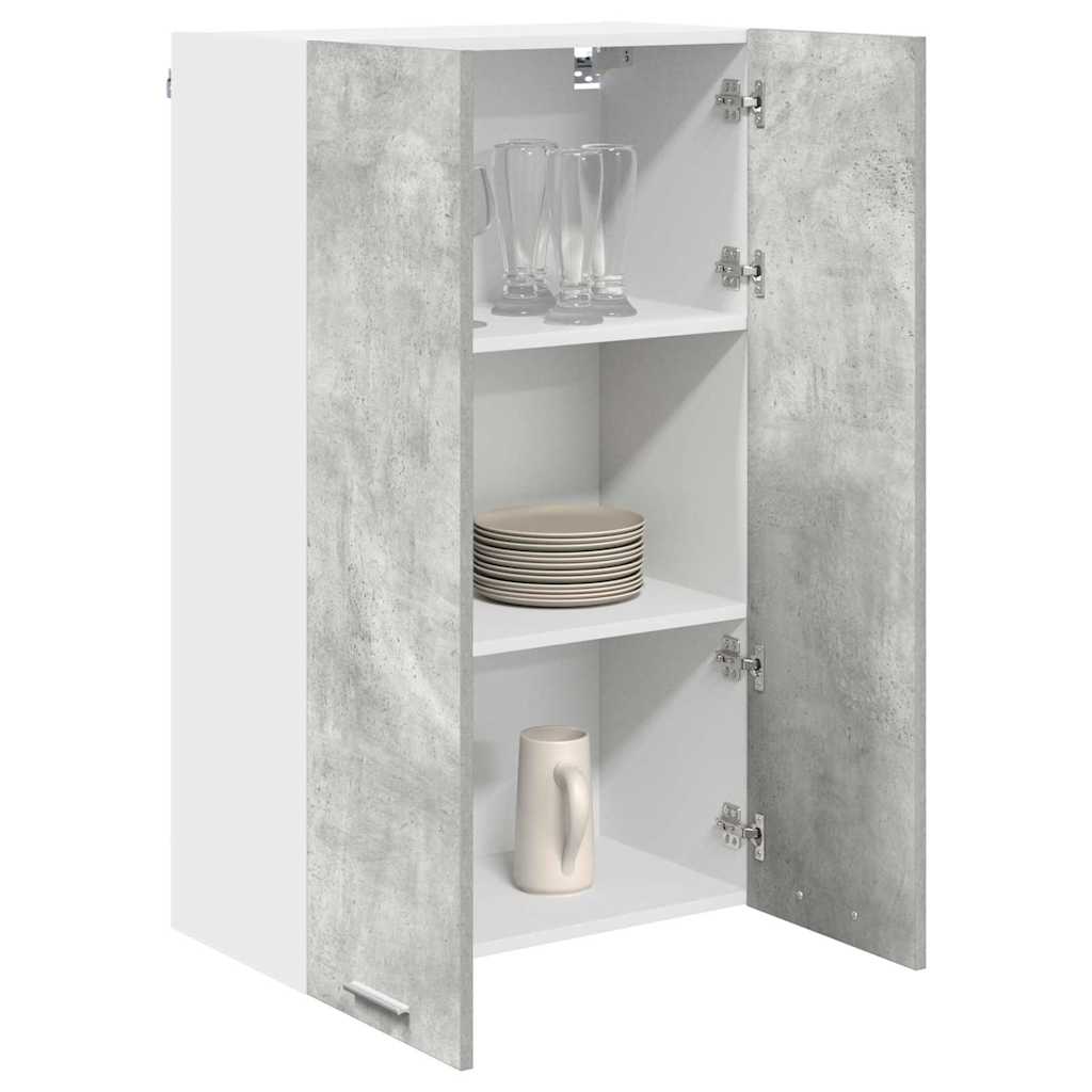 Hengende skap med dør Betonggrå 60 x 31 x 100 cm Konstruert tre