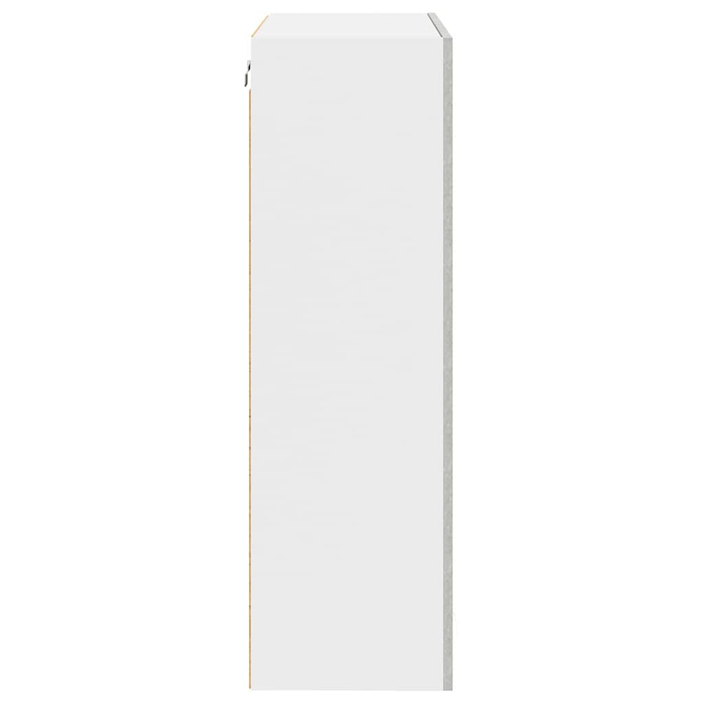 Hengende skap med dør Betonggrå 60 x 31 x 100 cm Konstruert tre