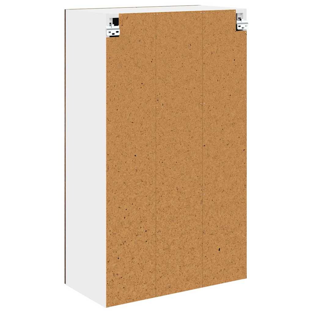 Hengende skap med dør Røkt eik 60 x 31 x 100 cm Konstruert tre