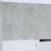 Hengende skap med dør Betonggrå 80 x 31 x 100 cm Konstruert tre