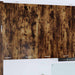 Hengende skap med dør Røkt eik 80 x 31 x 100 cm Konstruert tre