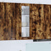 Hengende skap med dør Røkt eik 40 x 31 x 100 cm Konstruert tre