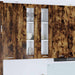 Hengende skap med dør Røkt eik 60 x 31 x 100 cm Konstruert tre