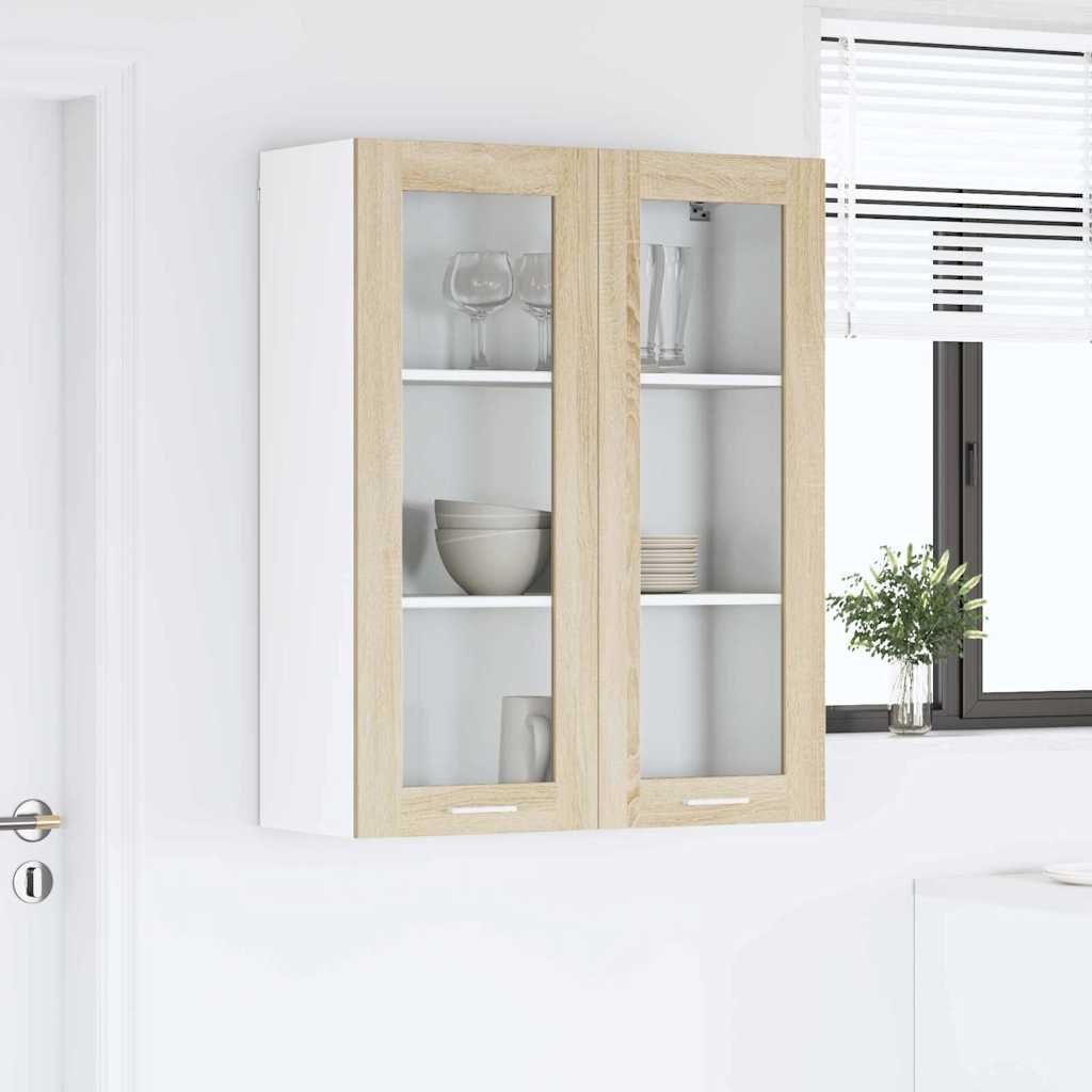 Hengende skap Sonoma eik 80 x 31 x 100 cm Konstruert tre