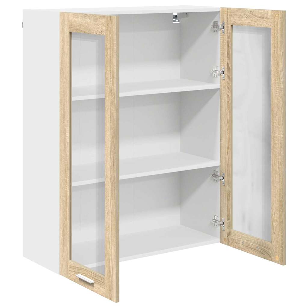 Hengende skap Sonoma eik 80 x 31 x 100 cm Konstruert tre
