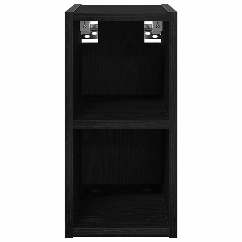 Hengende skap Svart Eik 20 x 29,5 x 40 cm Konstruert tre