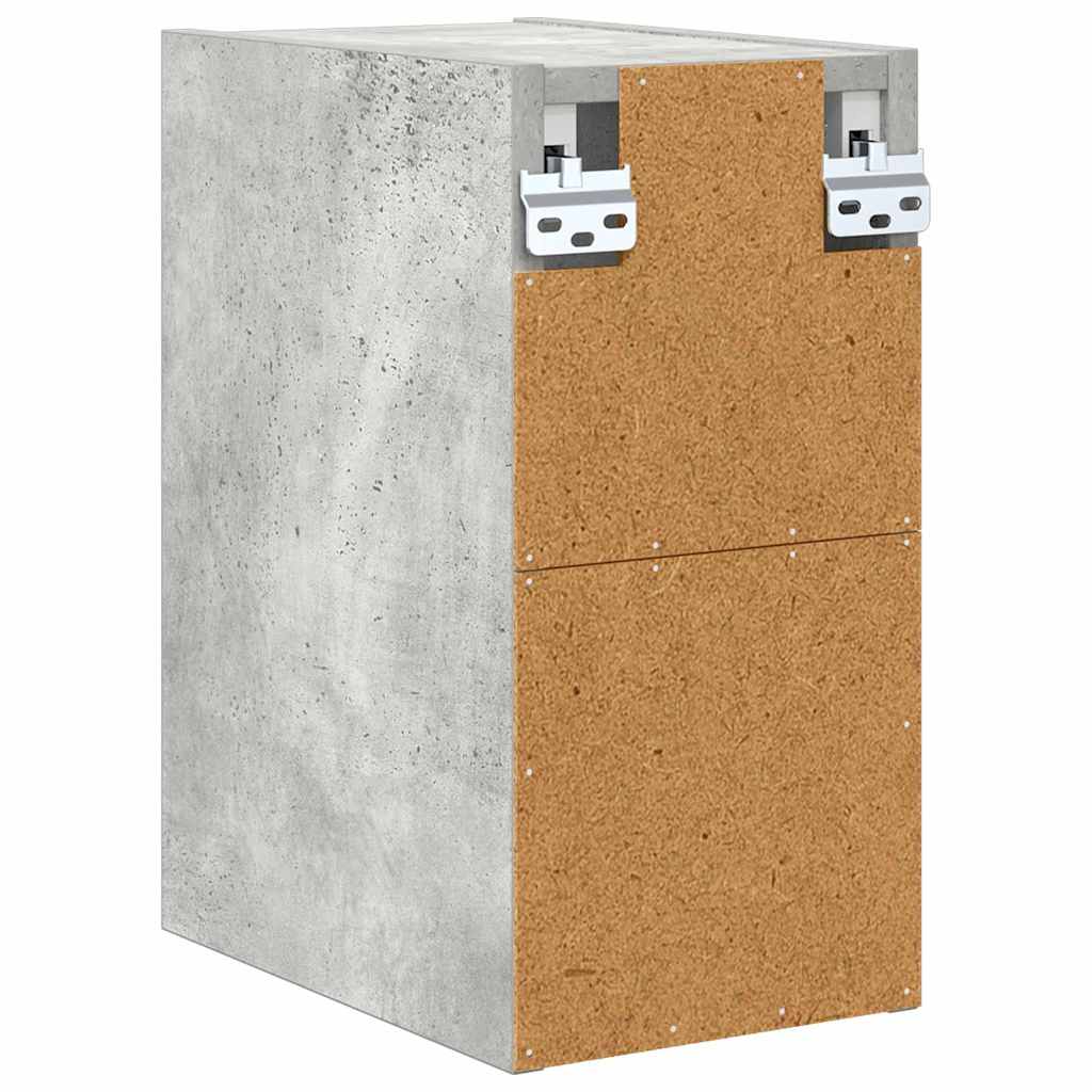 Hengende skap Betonggrå 20 x 29,5 x 40 cm Konstruert tre