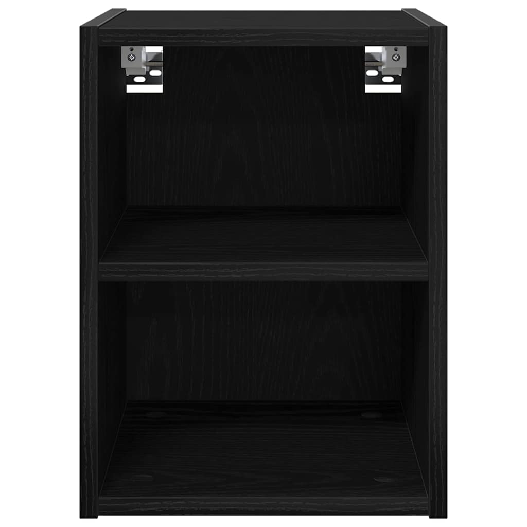 Hengende skap Svart Eik 30 x 29,5 x 40 cm Konstruert tre