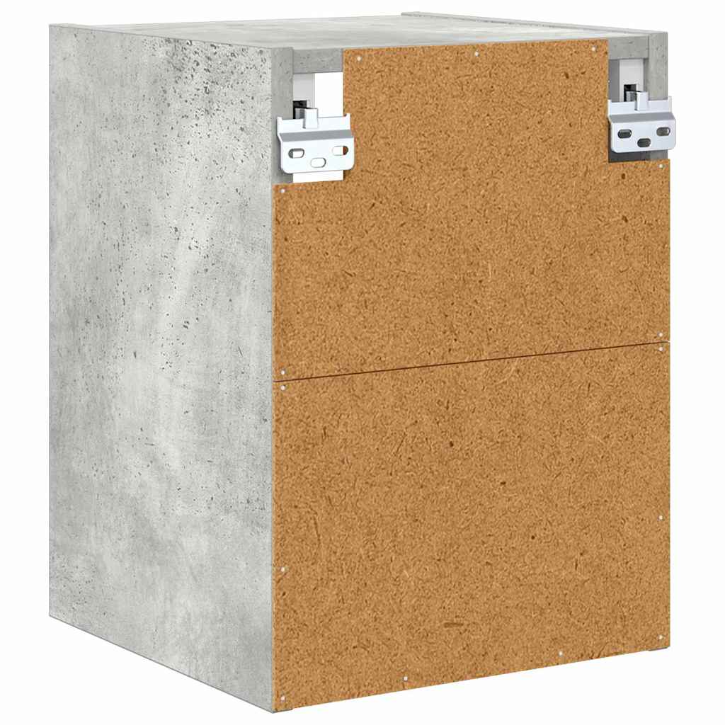 Hengende skap Betonggrå 30 x 29,5 x 40 cm Konstruert tre