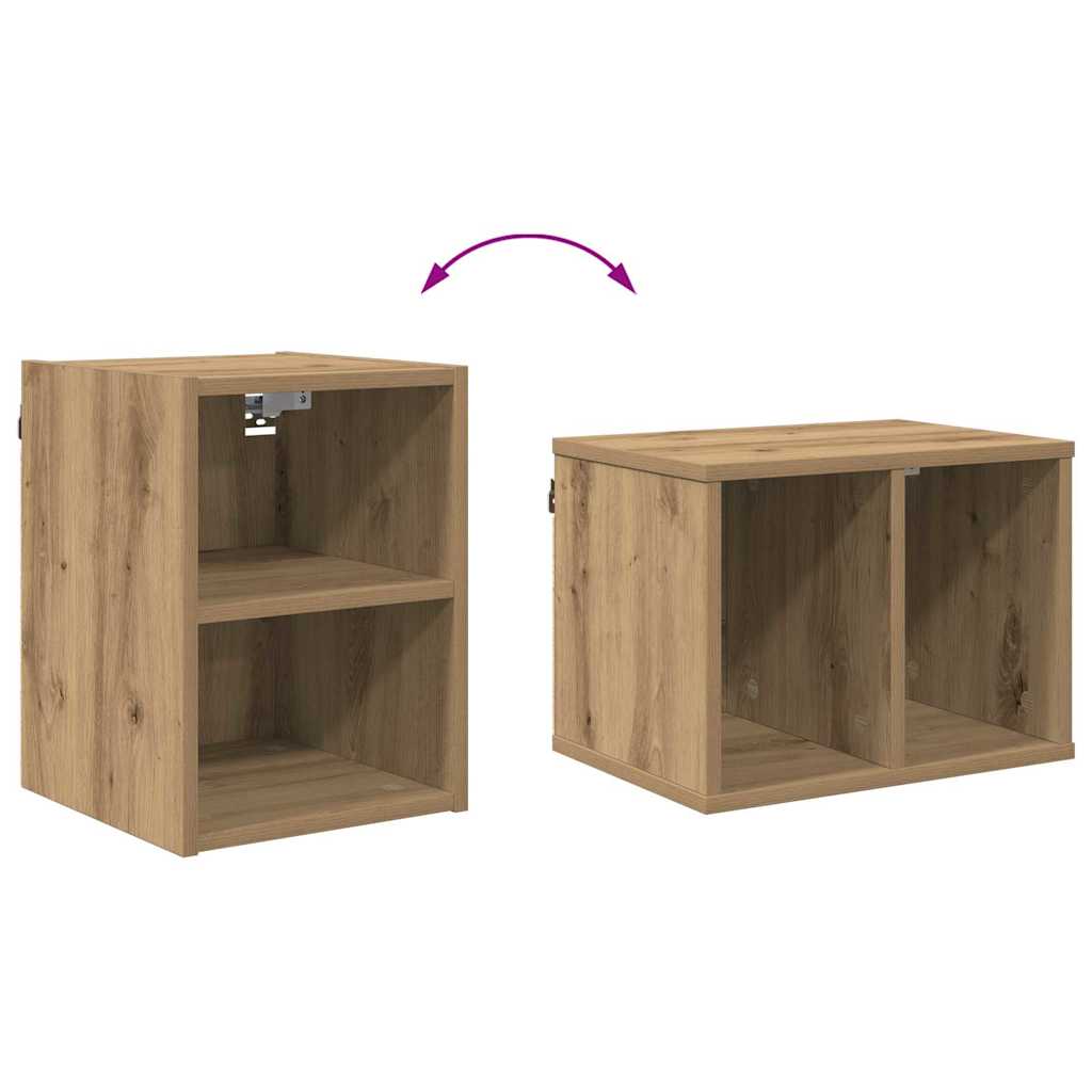Hengende skap Artisan Eik 30 x 29,5 x 40 cm Konstruert tre