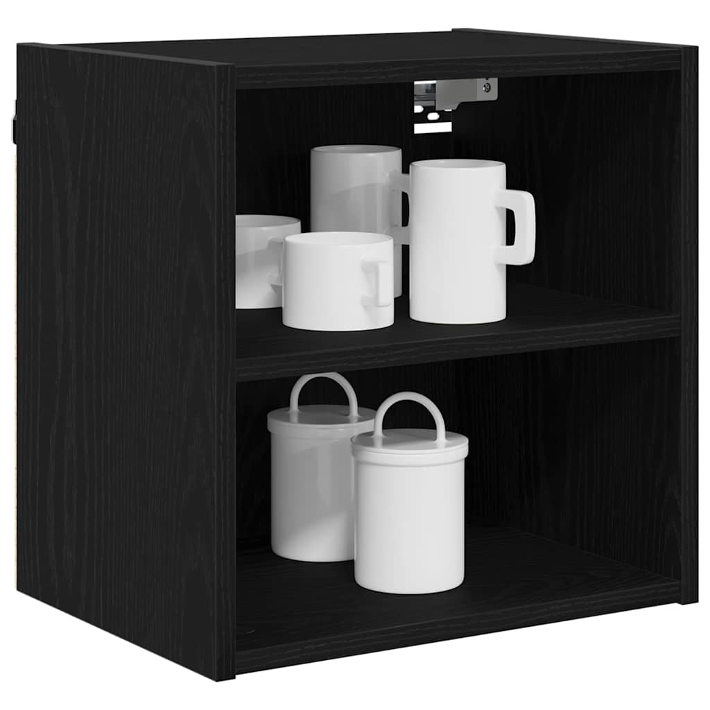 Hengende skap Svart Eik 40 x 29,5 x 40 cm Konstruert tre
