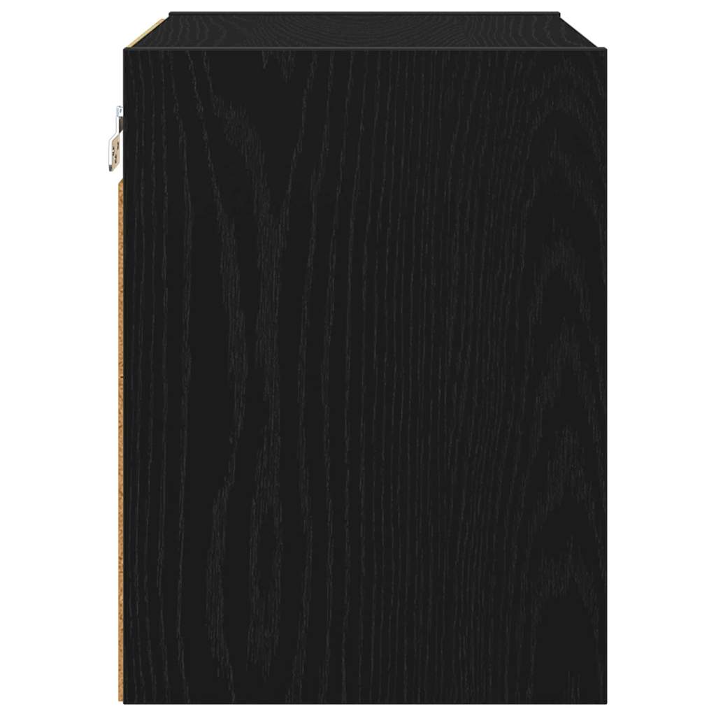 Hengende skap Svart Eik 40 x 29,5 x 40 cm Konstruert tre