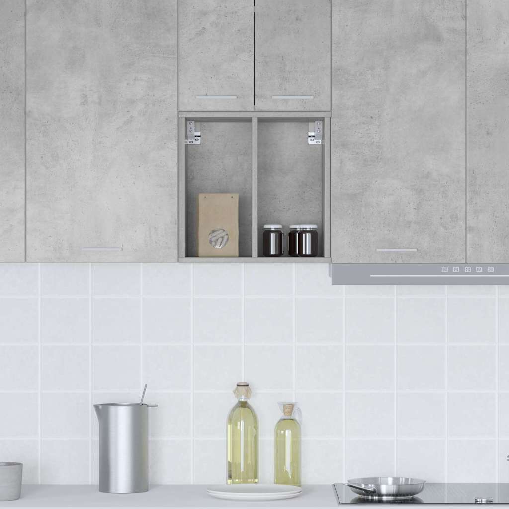 Hengende skap Betonggrå 40 x 29,5 x 40 cm Konstruert tre