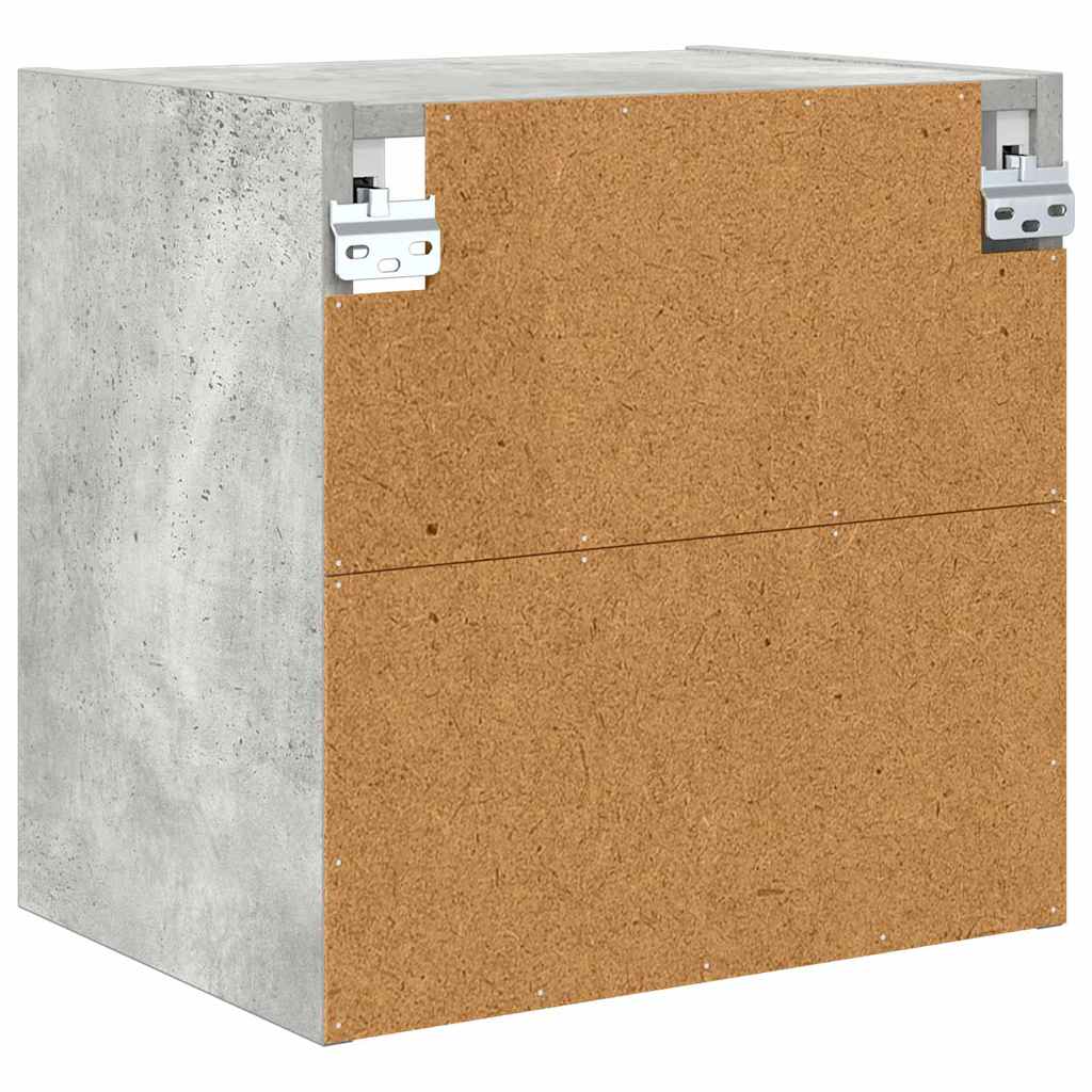 Hengende skap Betonggrå 40 x 29,5 x 40 cm Konstruert tre