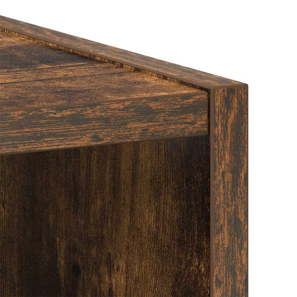 Hengende skap Røkt eik 20 x 29,5 x 80 cm Konstruert tre
