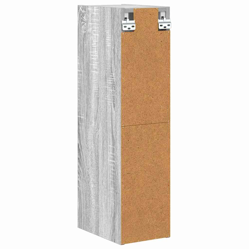 Hengende skap Grå Sonoma 20 x 29,5 x 80 cm Konstruert tre
