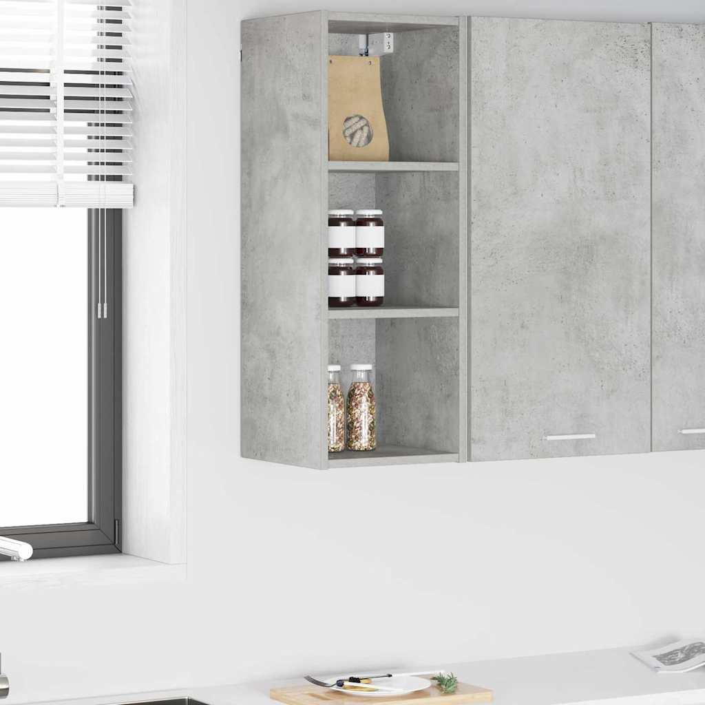 Hengende skap Betonggrå 30 x 29,5 x 80 cm Konstruert tre