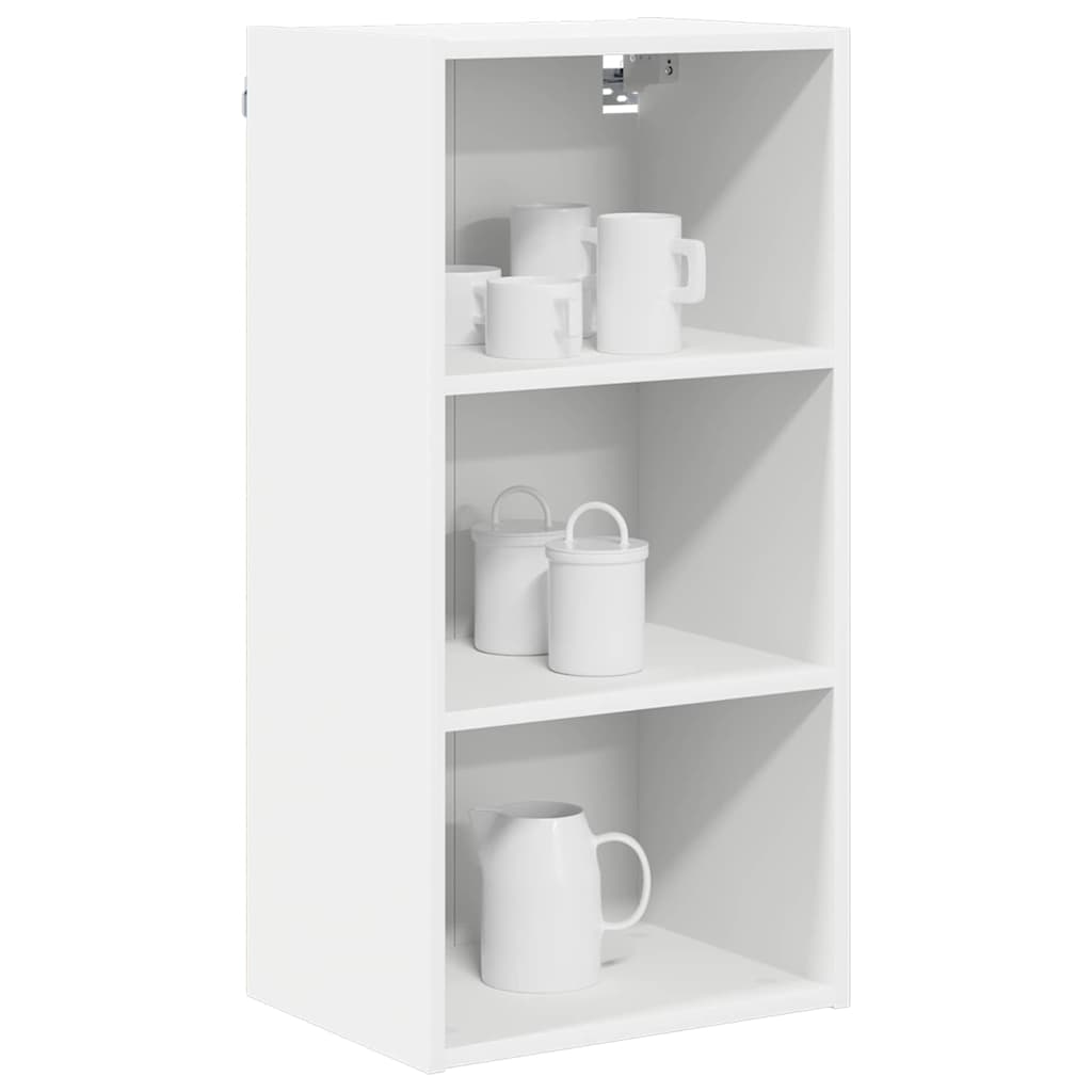 Hengende skap med lagring Hvit 40 x 29,5 x 80 cm Konstruert tre