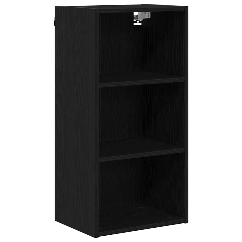 Hengende skap Svart Eik 40 x 29,5 x 80 cm Konstruert tre