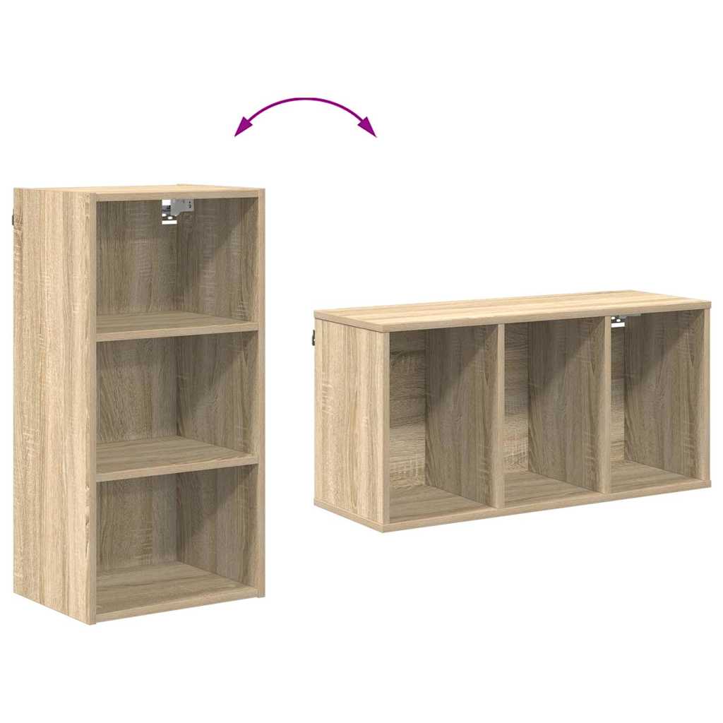 Hengende skap Sonoma eik 40 x 29,5 x 80 cm Konstruert tre