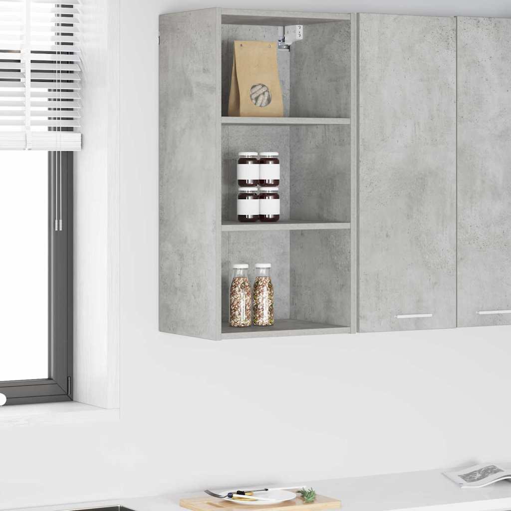Hengende skap Betonggrå 40 x 29,5 x 80 cm Konstruert tre