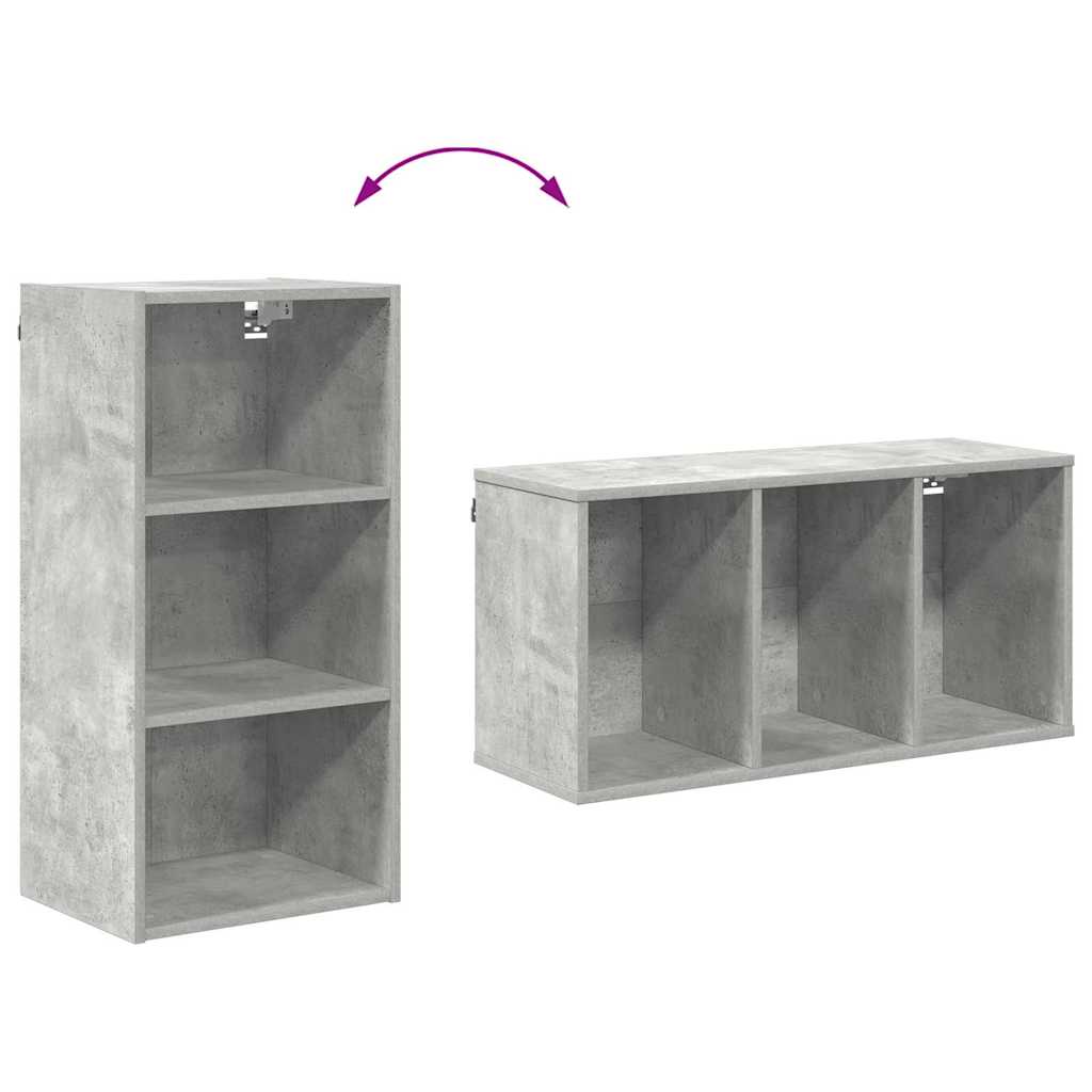 Hengende skap Betonggrå 40 x 29,5 x 80 cm Konstruert tre