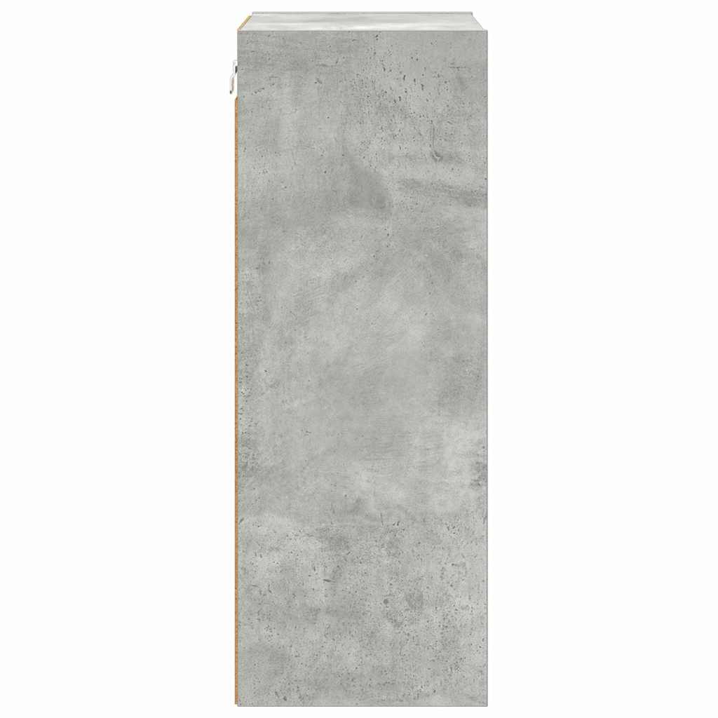 Hengende skap Betonggrå 40 x 29,5 x 80 cm Konstruert tre