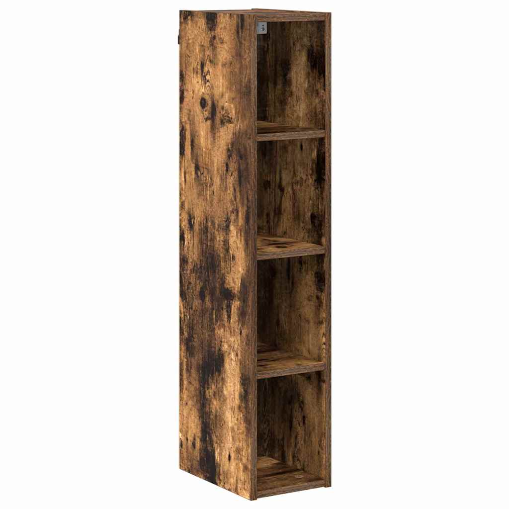 Hengende skap Røkt eik 20 x 29,5 x 100 cm Konstruert tre