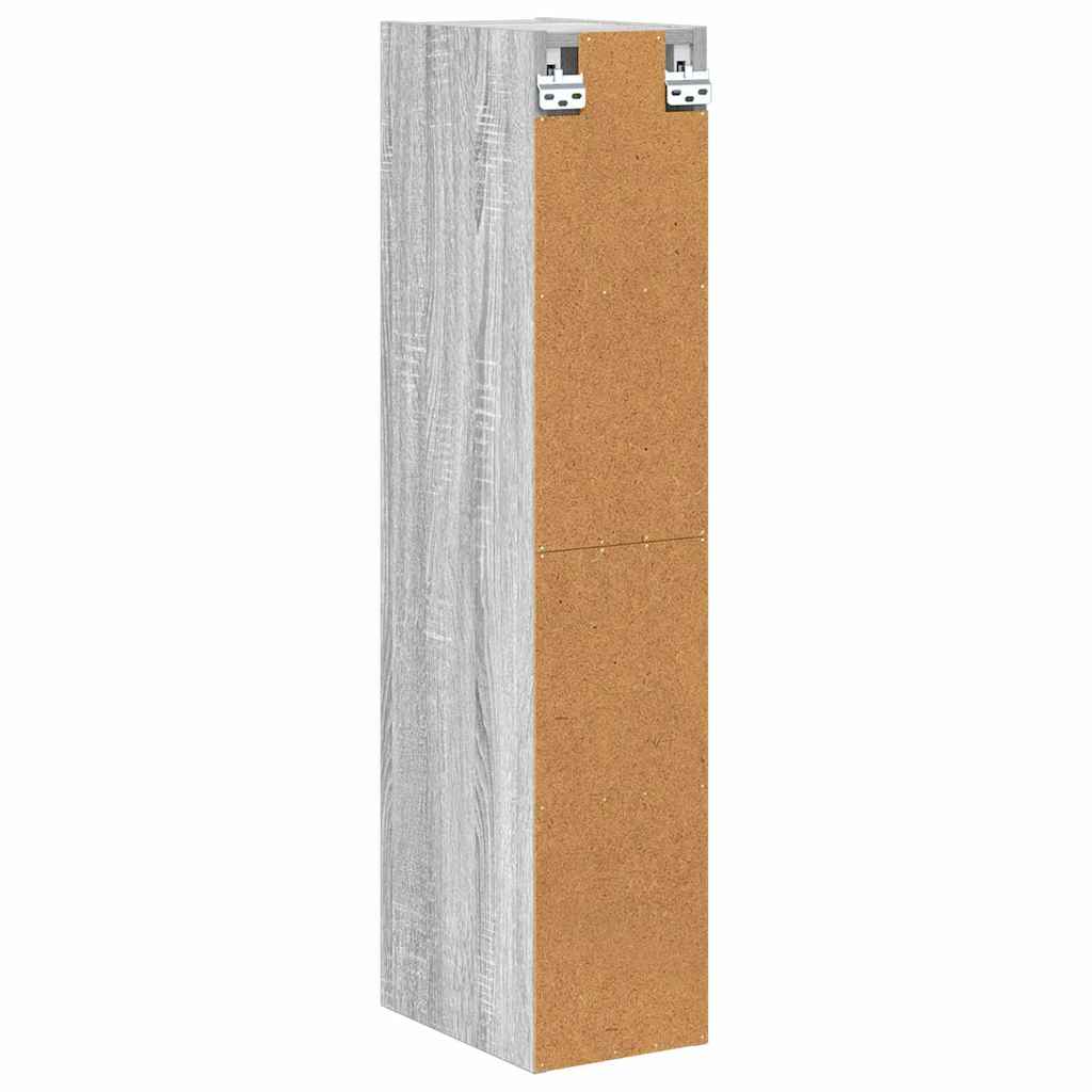 Hengende skap Grå Sonoma 20 x 29,5 x 100 cm Konstruert tre