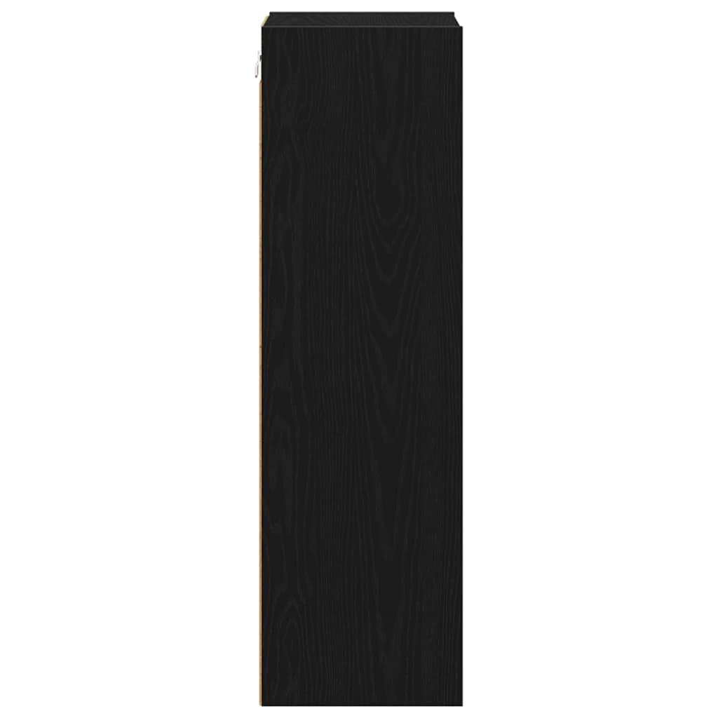 Hengende skap Svart Eik 30 x 29,5 x 100 cm Konstruert tre