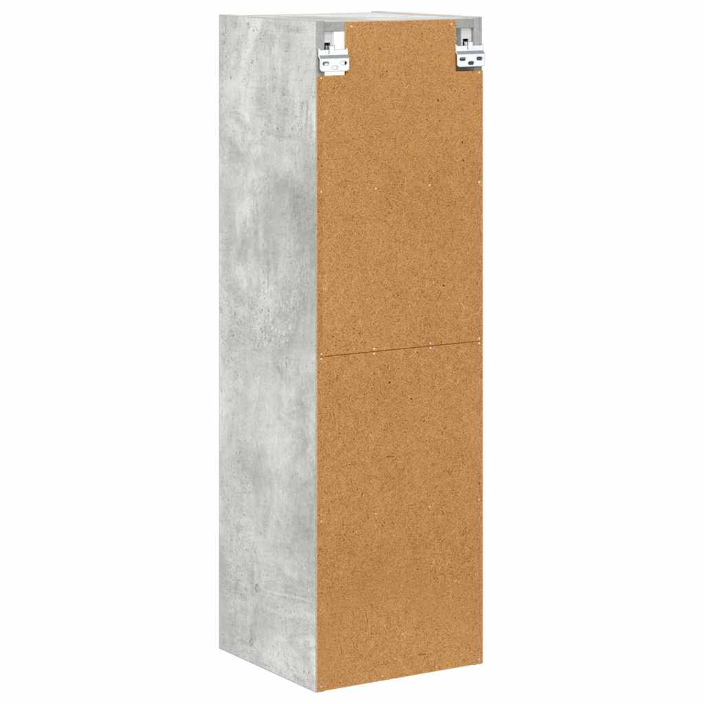 Hengende skap Betonggrå 30 x 29,5 x 100 cm Konstruert tre