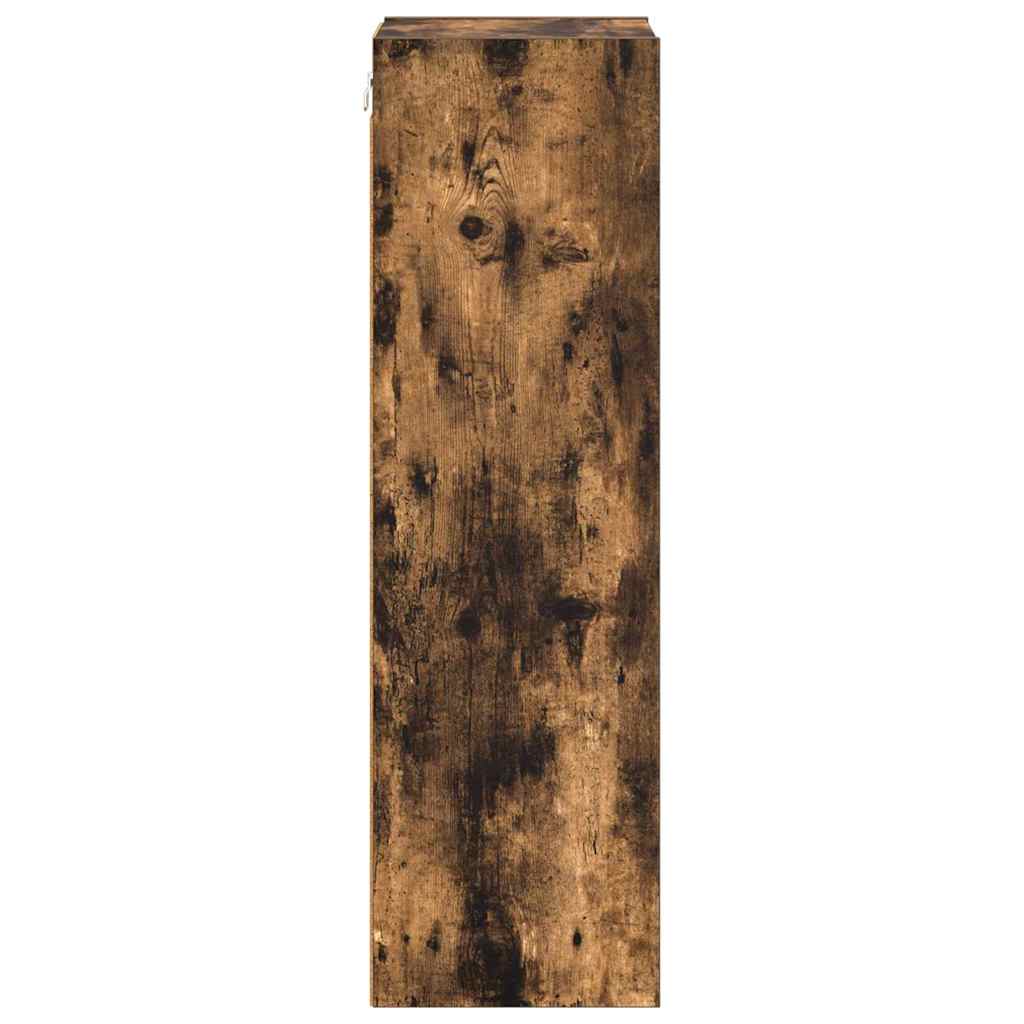 Hengende skap Røkt eik 30 x 29,5 x 100 cm Konstruert tre