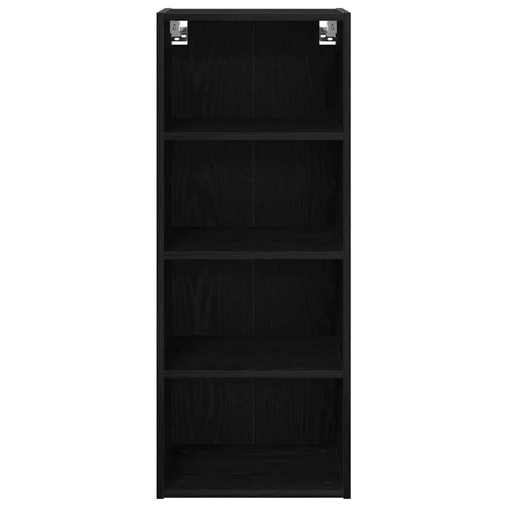 Hengende skap Svart Eik 40 x 29,5 x 100 cm Konstruert tre