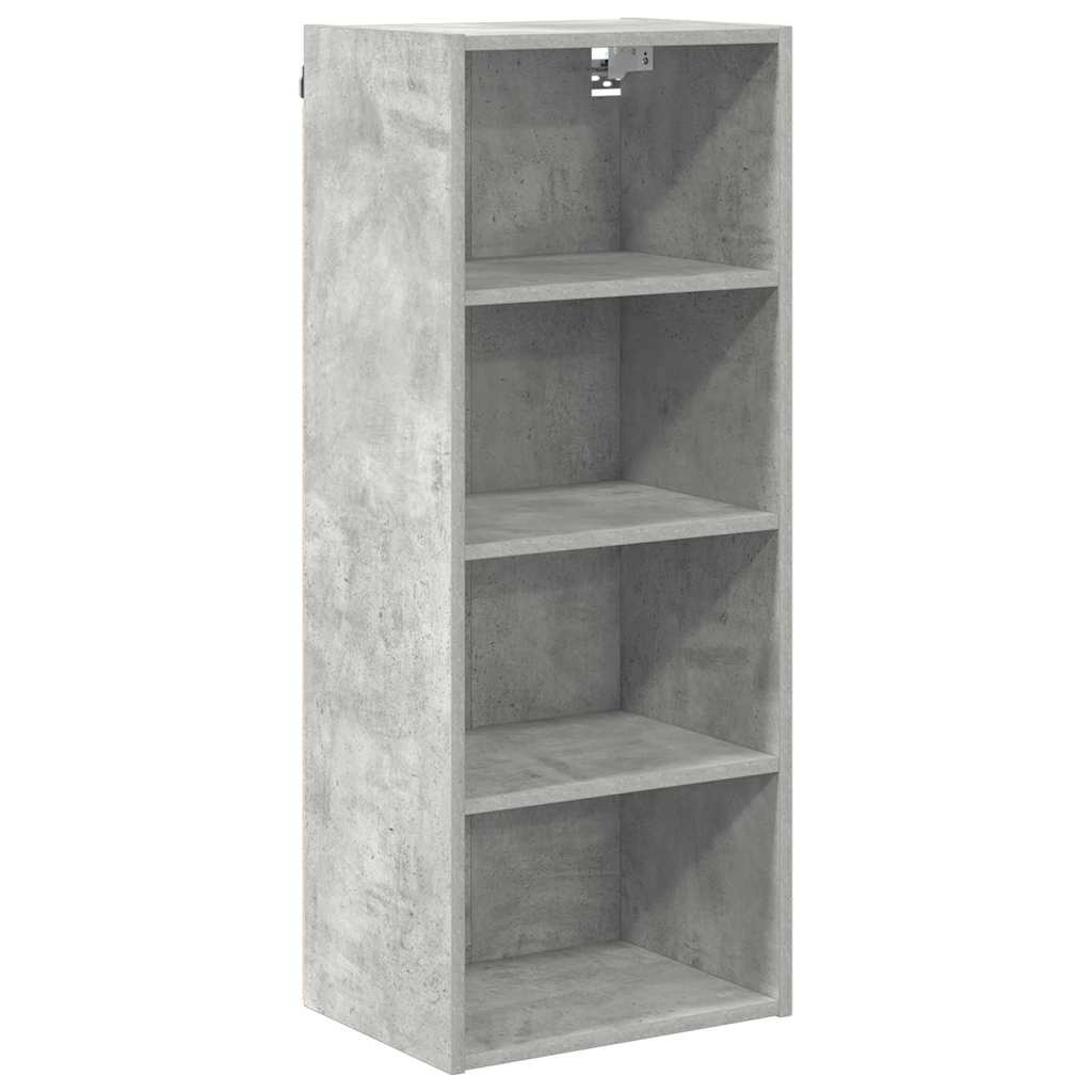 Hengende skap Betonggrå 40 x 29,5 x 100 cm Konstruert tre