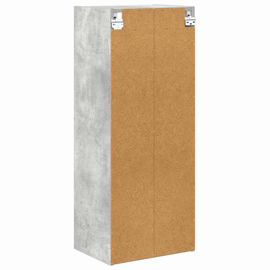 Hengende skap Betonggrå 40 x 29,5 x 100 cm Konstruert tre