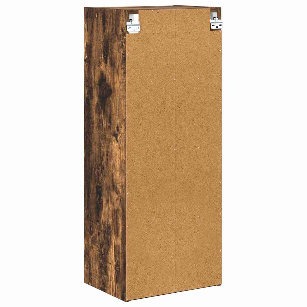 Hengende skap Røkt eik 40 x 29,5 x 100 cm Konstruert tre