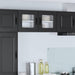 Oppvaskmaskin-panel Kalmar Svart 40 x 31 x 40 cm Konstruert tre