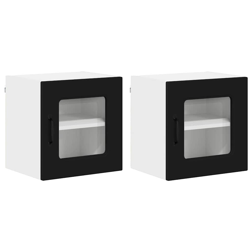 Oppvaskmaskin-panel Kalmar 2 pcs Svart 40 x 31 x 40 cm