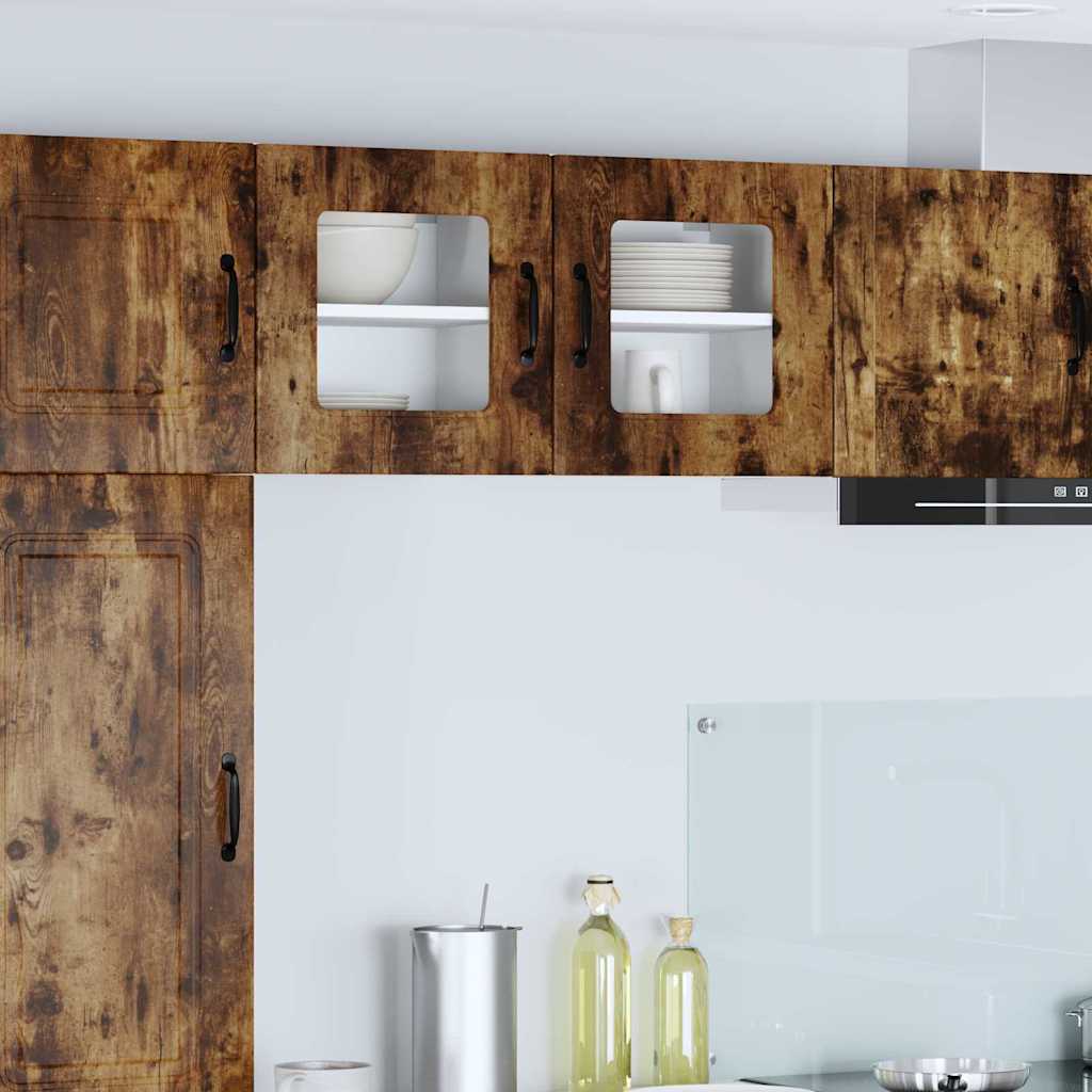 Kjøkken veggskap Røkt eik 40 x 31 x 40 cm Konstruert tre