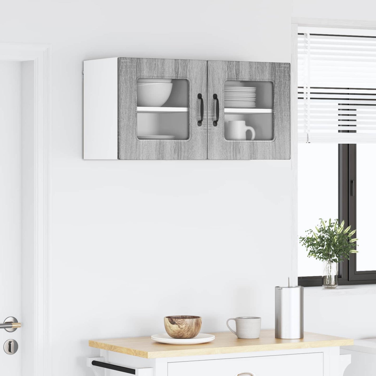 Oppvaskmaskin-panel Kalmar 2 pcs Grå Sonoma 40 x 31 x 40 cm