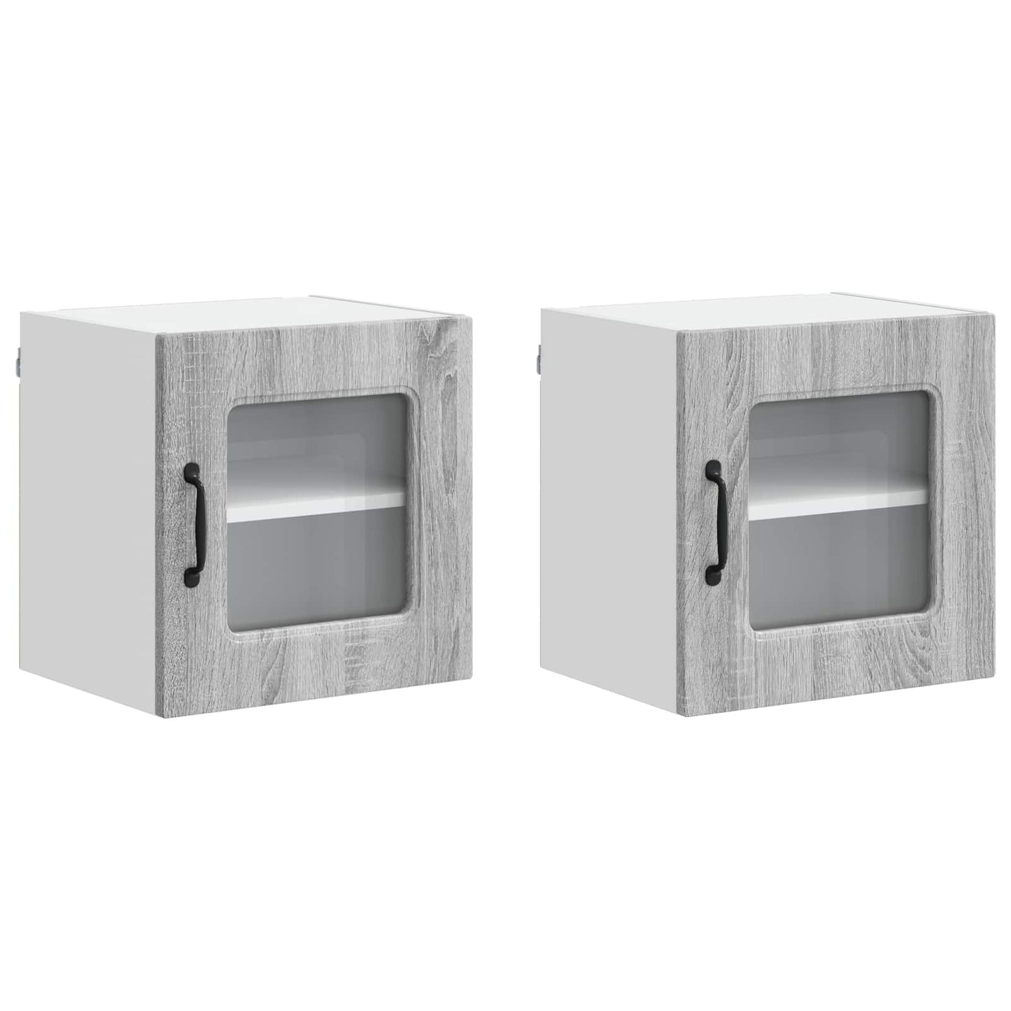 Oppvaskmaskin-panel Kalmar 2 pcs Grå Sonoma 40 x 31 x 40 cm