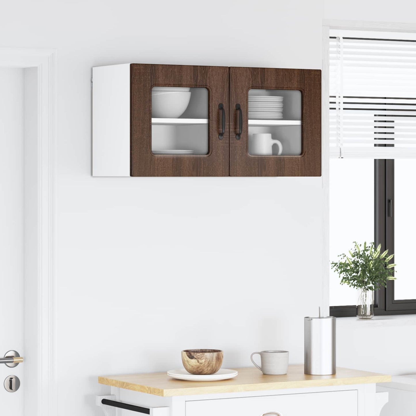 Oppvaskmaskin-panel Kalmar 2 pcs Brun Eik 40 x 31 x 40 cm