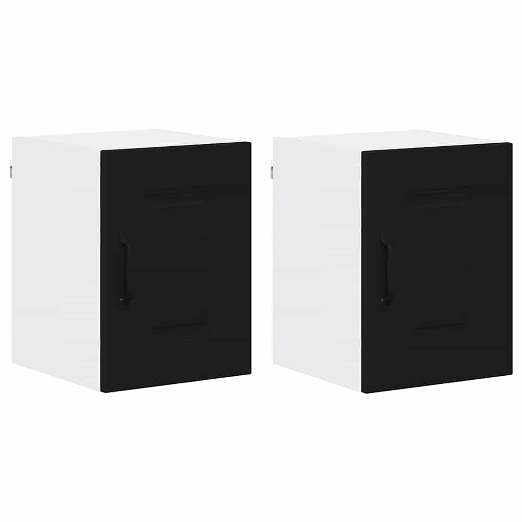 Oppvaskmaskin-panel Kalmar 2 pcs Svart 30 x 31 x 40 cm