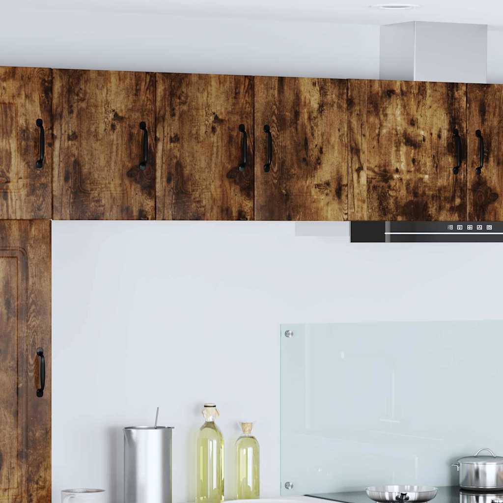 Kjøkken veggskap Røkt eik 30 x 31 x 40 cm Konstruert tre