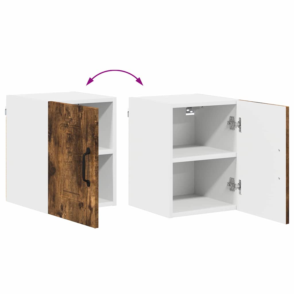 Kjøkken veggskap Røkt eik 30 x 31 x 40 cm Konstruert tre