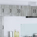 Oppvaskmaskin-panel Kalmar 2 pcs Grå Sonoma 30 x 31 x 40 cm